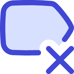 Tag Label Cross Select Icon from Flex Duo Set