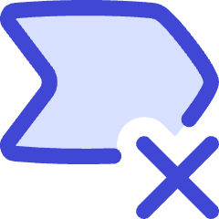 Tag Label Cross Select Shevron Icon from Flex Duo Set