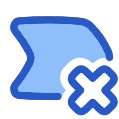 Tag Label Cross Select Shevron Icon from Plump Duo Set