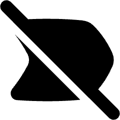 Tag Label Off Disable Shevron Icon from Plump Solid Set