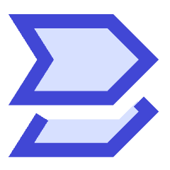 Tags Labels Multiple Shevron Icon from Sharp Duo Set