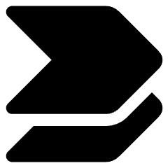 Tags Labels Multiple Shevron Icon from Core Solid Set