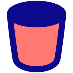 Trash Bin Remove Icon from Plump Pop Set