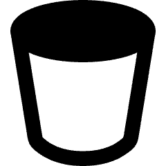 Trash Bin Remove Icon from Core Remix Set