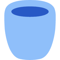 Trash Bin Remove Icon from Flex Flat Set