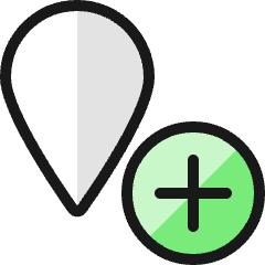 Pin Add Icon from Ultimate Colors Set