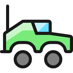 Adventure Car 2 Icon from Ultimate Colors Set
