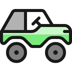 Adventure Car 3 Icon from Ultimate Colors Set