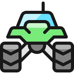 Adventure Car 4 Icon from Ultimate Colors Set