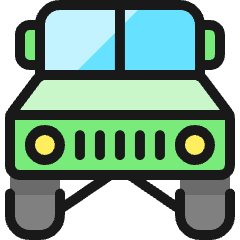 Adventure Car Truck 1 Icon from Ultimate Colors Set