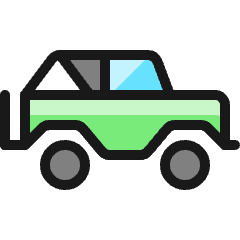 Adventure Car Truck Icon from Ultimate Colors Set