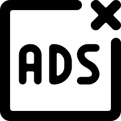 Ads Window Icon from Ultimate Bold Set