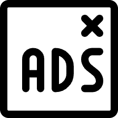 Ads Window Icon from Ultimate Regular Set