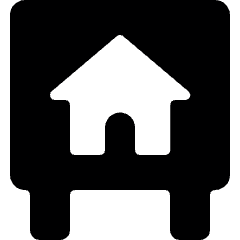 Advertising Billboard House Icon from Ultimate Bold Set