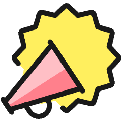 Advertising Megaphone Icon from Ultimate Colors Set
