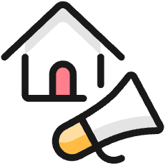 Advertising Megaphone Icon from Ultimate Colors Set