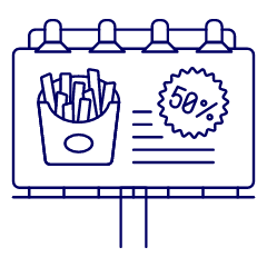 Billboard Illustration from UX Line Set