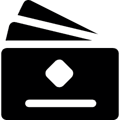 Business Card Stack 1 Icon from Ultimate Bold Set