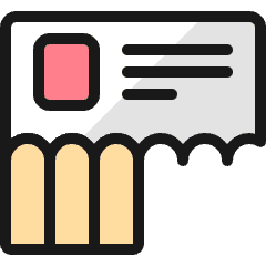 Flyer Taken Icon from Ultimate Colors Set