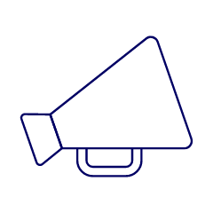 Megaphone 2 Illustration from UX Line Set