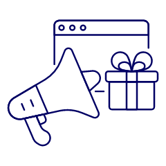 Megaphone Browser 2 Illustration from UX Line Set