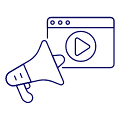 Megaphone Browser 1 Illustration from UX Line Set