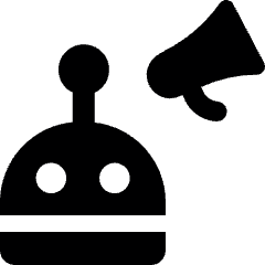 Shopping Ai Advertising Icon from Ultimate Bold Set