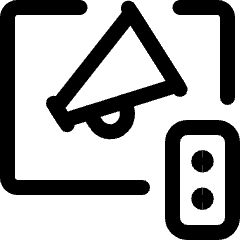 Shopping Broadcast Advertising Television Remote Icon from Ultimate Regular Set