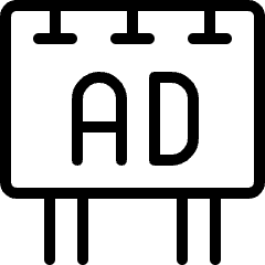 Shopping Buy Advertising Billboard 2 Icon from Ultimate Light Set