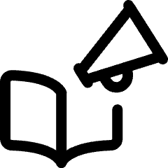 Shopping Magazine Advertising Megaphone Icon from Ultimate Regular Set