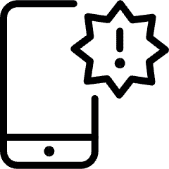 Shopping Smartphone Sale Icon from Ultimate Light Set