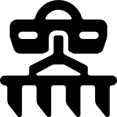 Agriculture Machine Plow 2 Icon from Ultimate Bold Set