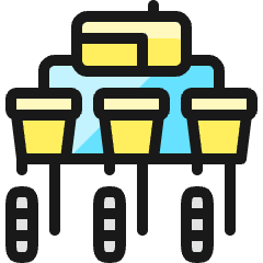 Agriculture Machine Seeder 3 Icon from Ultimate Colors Set