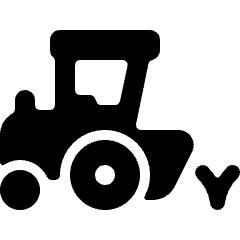 Agriculture Machine Tractor 1 Icon from Ultimate Bold Set