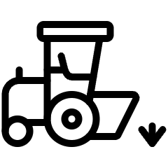 Agriculture Machine Tractor 1 Icon from Ultimate Light Set