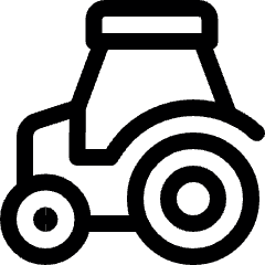Agriculture Machine Tractor Icon from Ultimate Regular Set