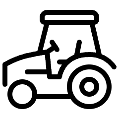 Agriculture Machine Tractor Icon from Ultimate Light Set