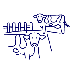 Cow Ranch Illustration from UX Line Set