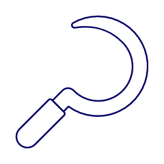 Scythe Illustration from UX Line Set