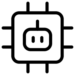 Ai Chip Robot Icon from Ultimate Light Set