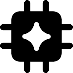 Ai Chip Spark Icon from Ultimate Bold Set