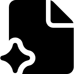 Ai File Spark Icon from Ultimate Bold Set