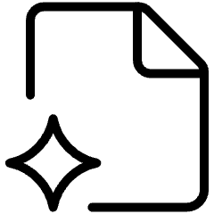 Ai File Spark Icon from Ultimate Light Set