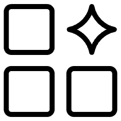 Ai Generate Variation Spark Icon from Ultimate Light Set