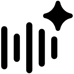Ai Generate Voice Spark 1 Icon from Ultimate Bold Set