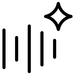 Ai Generate Voice Spark 1 Icon from Ultimate Light Set