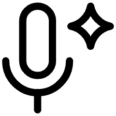 Ai Generate Voice Spark 2 Icon from Ultimate Regular Set