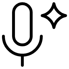 Ai Generate Voice Spark 2 Icon from Ultimate Light Set