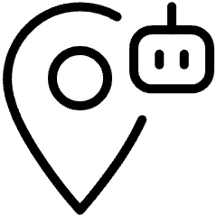 Ai Navigation Robot Icon from Ultimate Light Set