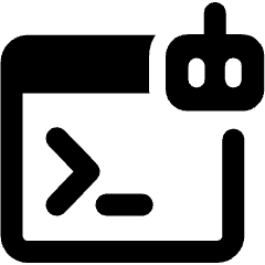 Ai Prompt Robot Icon from Ultimate Bold Set